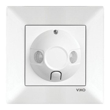 VİKO Karre/Meridian 90961073 Hareket Dedektörü (Nötrsüz - 180°) [Beyaz]
