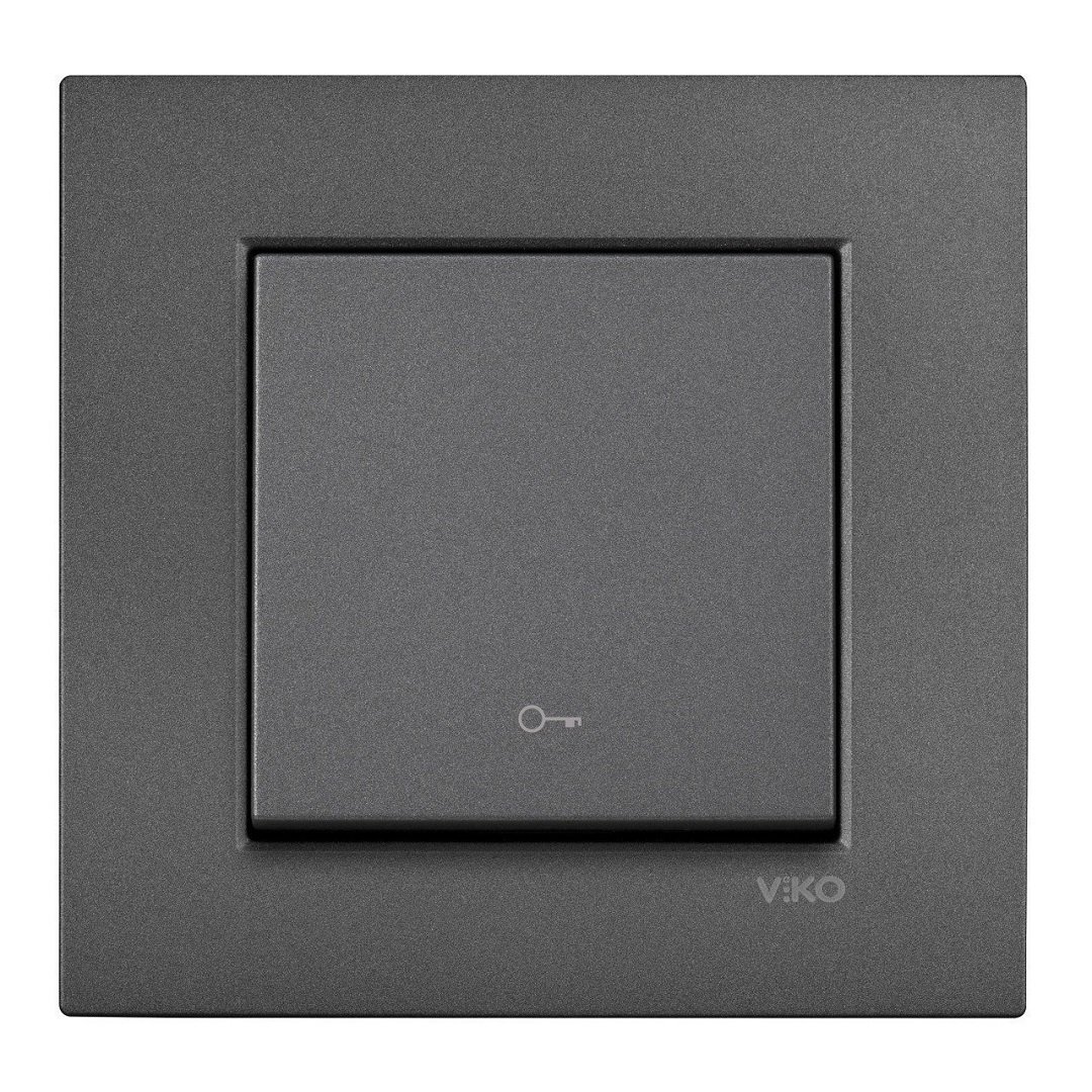 VİKO Novella/Trenda 92605405 Kapı Otomatiği Anahtarı Düğmesi [Füme]