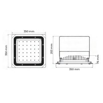K2 GLOBAL KYT2100 100 Watt LED Yüksek Tavan Armatürü