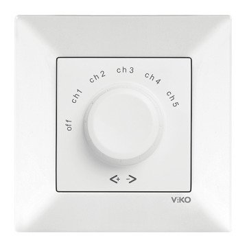 VİKO Karre/Meridian 90967082 Kanal Seçme Anahtarı [Beyaz]