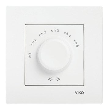 VİKO Karre/Meridian 90967082 Kanal Seçme Anahtarı [Beyaz]