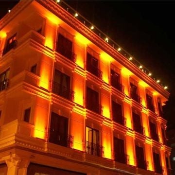 ACK AT20-00683 6 Watt 18 cm Amber LED Wallwasher - IP67