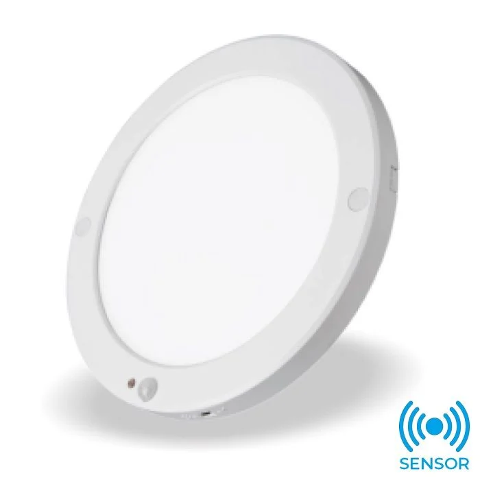 HELIOS HS 1036 18 Watt Radar Sensörlü Sıva Altı/Sıva Üstü Ayarlanabilir Yuvarlak LED Panel - 3 Işık Renkli [Beyaz (6500K) + Ilık Beyaz (4000K) + Gün Işığı (3000K)]