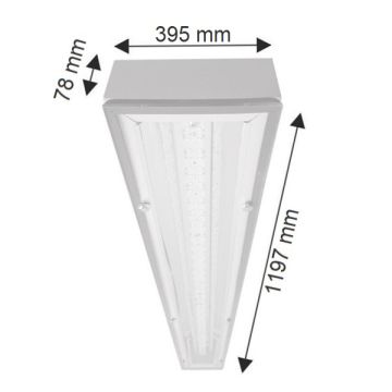 K2 GLOBAL KDL473 150 Watt LED Yüksek Tavan Armatürü (OSRAM LED & OSRAM Driver)