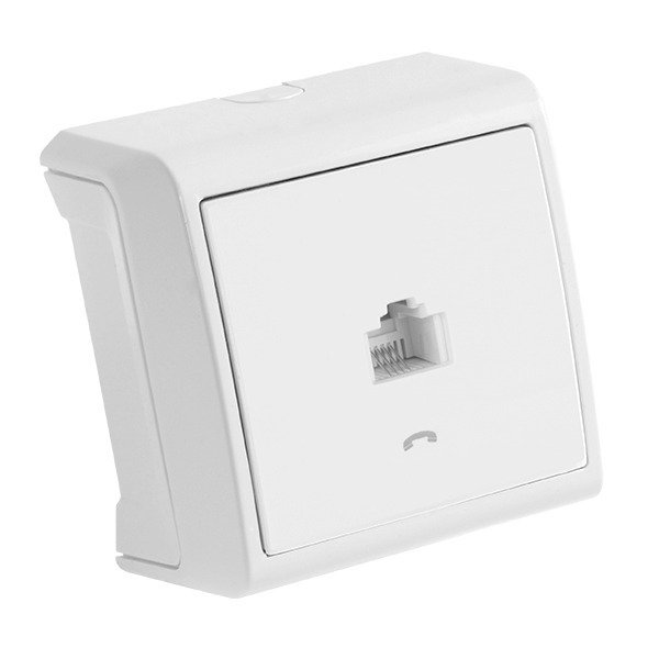 VİKO Vera 90681013 Nümeris-Telefon Prizi (RJ11) [Beyaz]