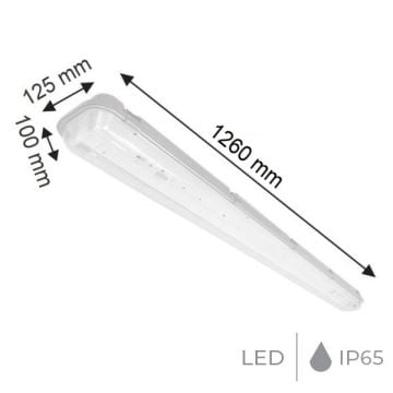 K2 GLOBAL KDL477 40 Watt IP65 Exproof LED Etanj Armatür (OSRAM LED & OSRAM/PHILIPS/MEAN WELL/TRIDONIC Driver)