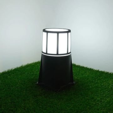 ACK AG57-01121 Kafesli Siyah Set Üstü Aplik (PC Gövde- E27 Duylu)