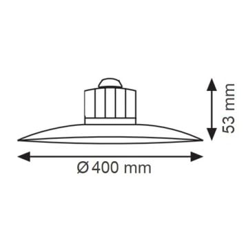 K2 GLOBAL KST512 200 Watt LED Yüksek Tavan Armatürü (IP65)
