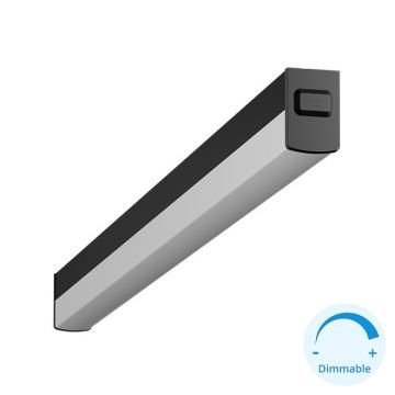 GOYA GY 8036-15 Siyah/Beyaz Kasa 64 Watt 150 cm Sıva Üstü DİMLİ Lineer Armatür