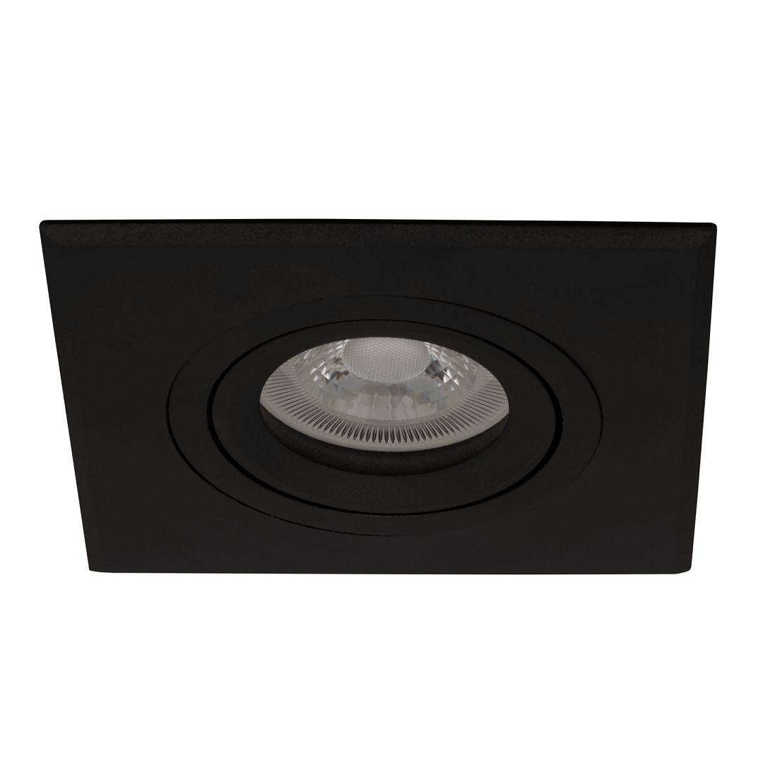 goldX ZE818-BK Siyah Kare Spot Kasası