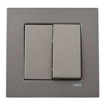 VİKO Novella/Trenda 92605302 Komütatör Düğmesi [Antrasit]