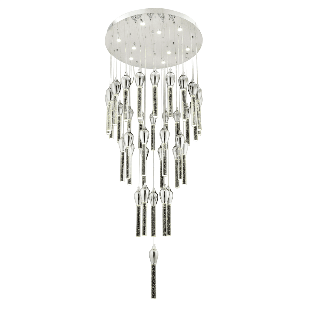 CL-520 108 Watt Otuzaltılı Krom LED Avize