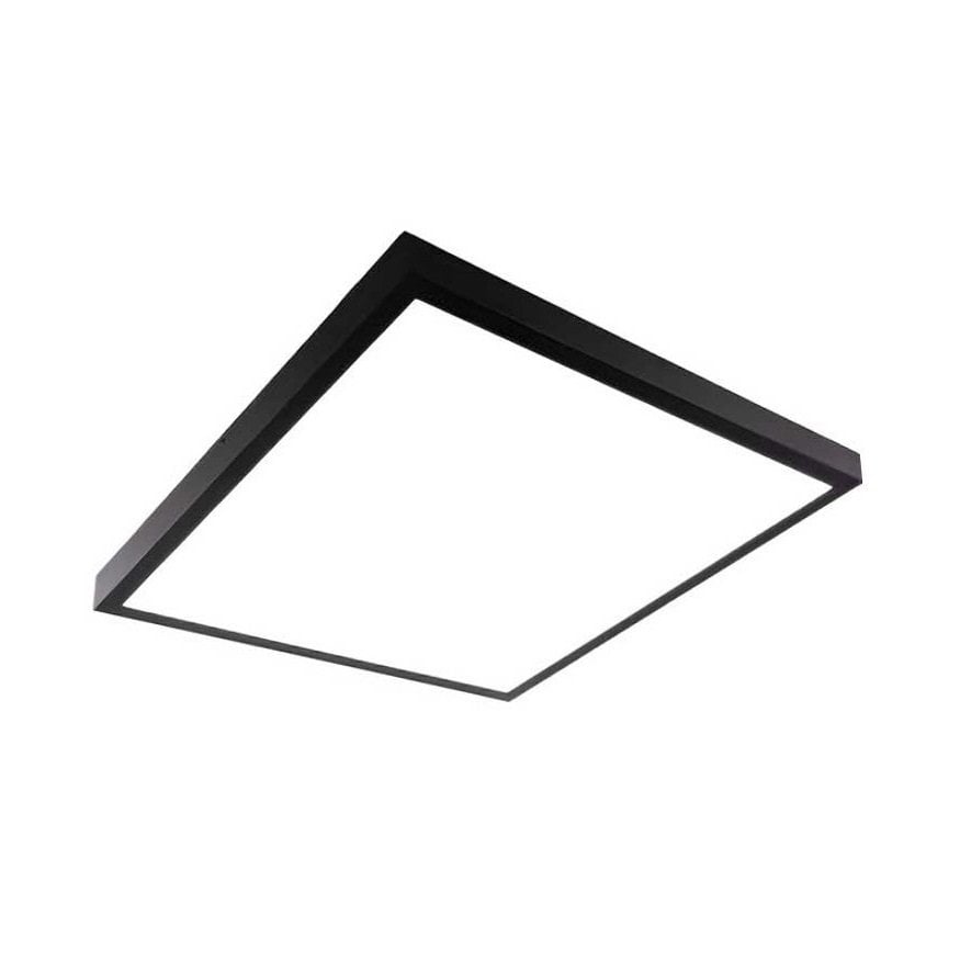 ACK AP04-01531 15 Watt Siyah Kasa Sıva Üstü 30x30 LED Panel - Beyaz Işık (6500K)