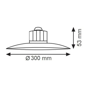 K2 GLOBAL KST510 100 Watt LED Yüksek Tavan Armatürü (IP65)