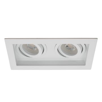 goldX ZE840-WH Beyaz İkili Spot Kasası