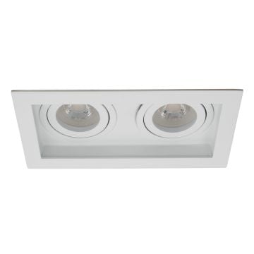 goldX ZE840-WH Beyaz İkili Spot Kasası