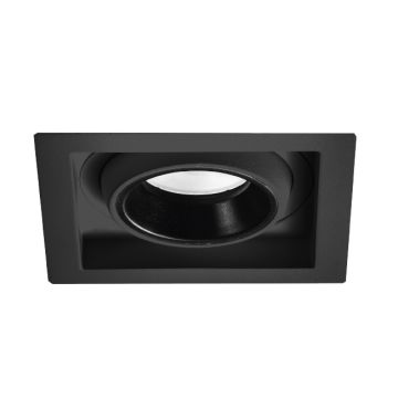 MOLLED MOL5025 20 Watt Beyaz/Siyah Kasa Kare LED Mağaza Spotu (SAMSUNG/OSRAM LED & EAGLERISE/PHILIPS/LIFUD Driver)