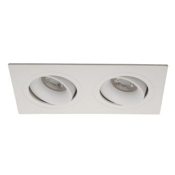 goldX ZE771-WH Beyaz İkili Spot Kasası