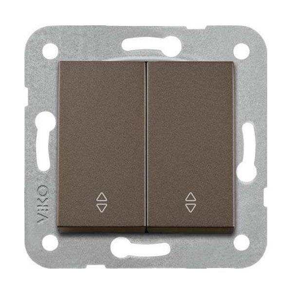 VİKO Novella/Trenda 92605317 Komütatör Vavien Düğmesi [Antrasit]