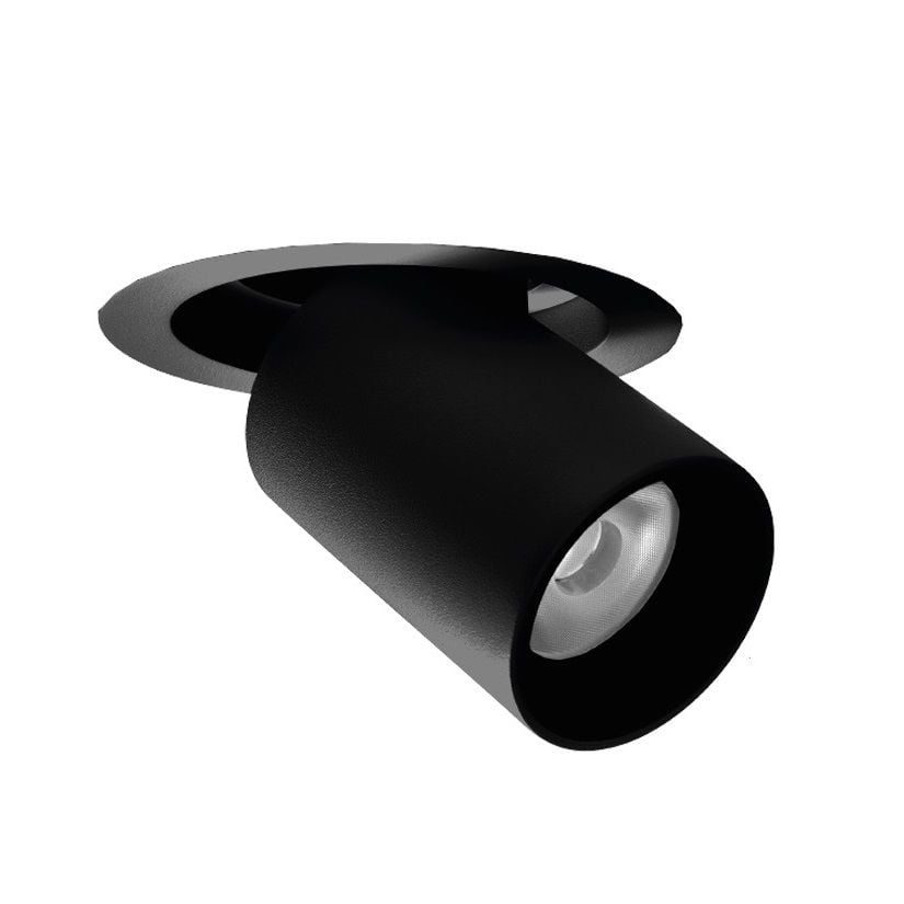 MOLLED MOL5010 12 Watt Siyah/Beyaz Kasa Hareketli LED Mağaza Spotu (SAMSUNG/OSRAM LED & EAGLERISE/PHILIPS/LIFUD Driver)