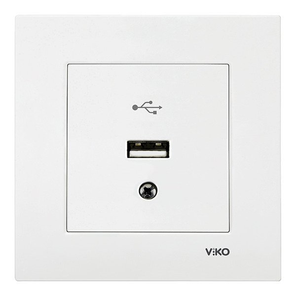 VİKO Karre/Meridian 90967166 USB Konnektör [Beyaz]