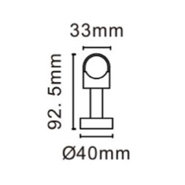 JUPITER JK006 Modüler LED Aydınlatmala Kısa Sıva Üstü Bağlantı Aparatı