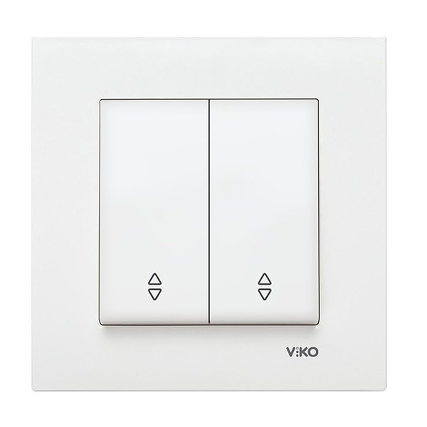 VİKO Novella/Trenda 92605717 Komütatör Vavien Düğmesi [Beyaz]