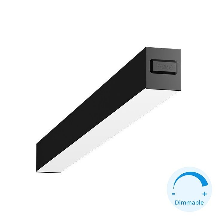 GOYA GY 8034-120 Siyah/Beyaz Kasa 52 Watt 120 cm Sıva Üstü DİMLİ Lineer Armatür