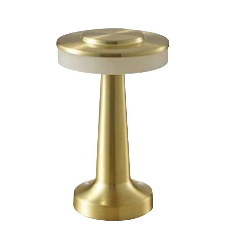 HOROZ 050-002-0001-Gold PRONTO Gold 2 Watt Dimli ve Dokunmatik, Şarjlı LED Masa Lambası - 3 Işık Renkli (Beyaz + Ilık Beyaz + Gün Işığı)