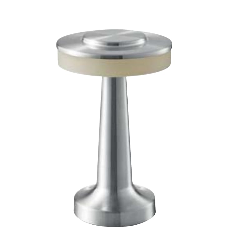 HOROZ 050-002-0001-Krom PRONTO Krom 2 Watt Dimli ve Dokunmatik, Şarjlı LED Masa Lambası - 3 Işık Renkli (Beyaz + Ilık Beyaz + Gün Işığı)