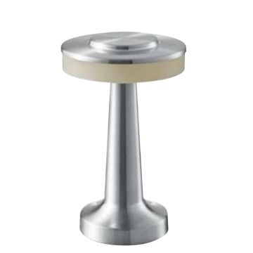 HOROZ 050-002-0001-Krom PRONTO Krom 2 Watt Dimli ve Dokunmatik, Şarjlı LED Masa Lambası - 3 Işık Renkli (Beyaz + Ilık Beyaz + Gün Işığı)