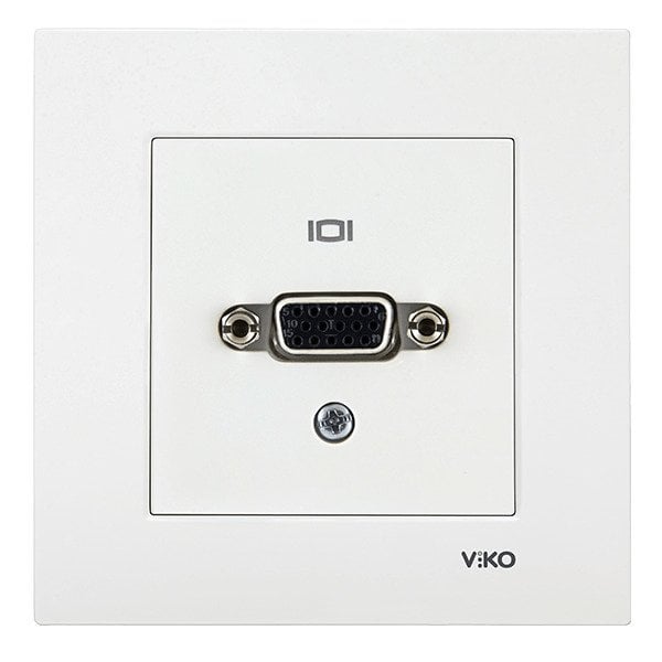 VİKO Karre/Meridian 90967167 VGA Konnektör (Klemensli) [Beyaz]