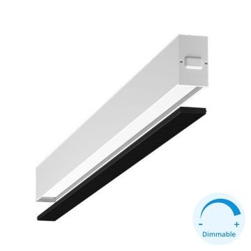 GOYA GY 8054-180 Beyaz Kasa 51 Watt 180 cm Kamaşma Önleyicili Sıva Üstü DİMLİ Lineer Armatür