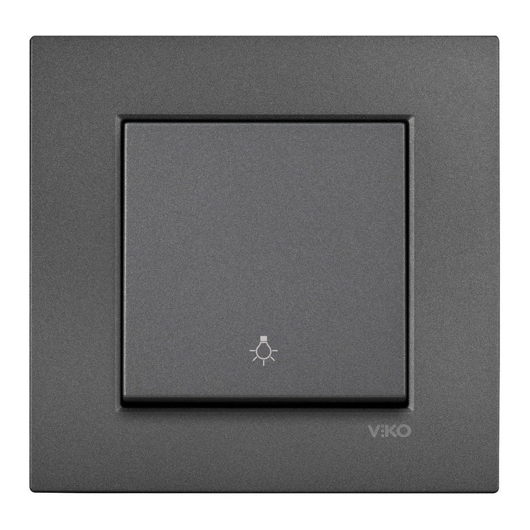 VİKO Novella/Trenda 92605403 Light Anahtarı Düğmesi [Füme]