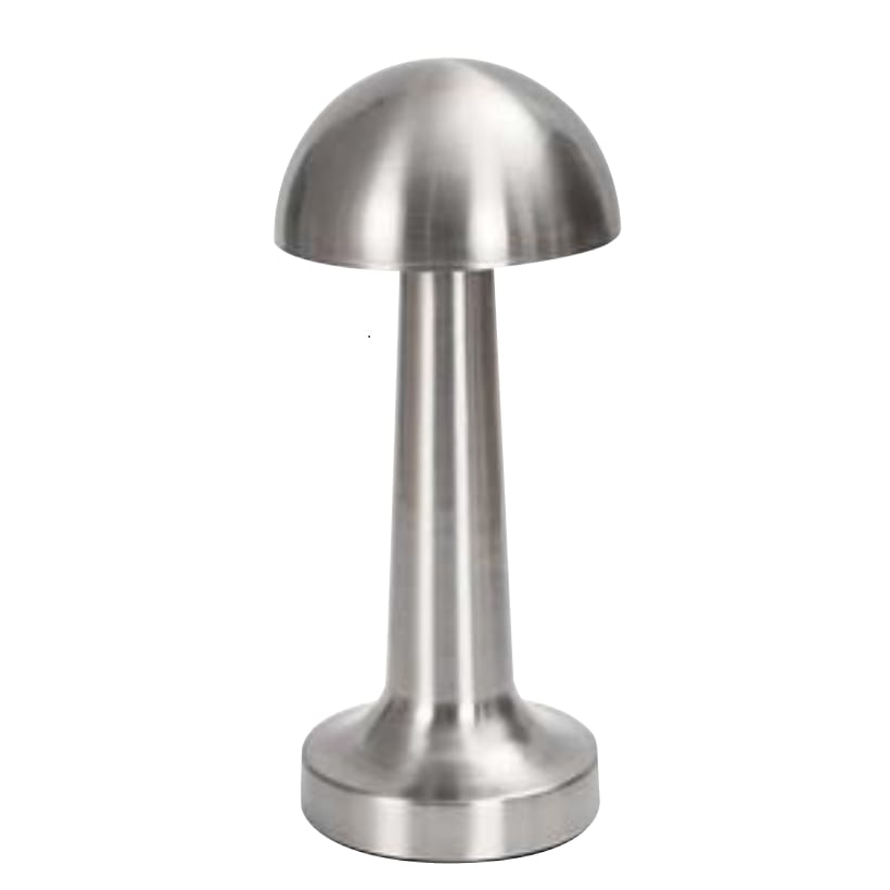 HOROZ 050-003-0001-Krom AVIVA Krom 2 Watt Dimli ve Dokunmatik, Şarjlı LED Masa Lambası - 3 Işık Renkli (Beyaz + Ilık Beyaz + Gün Işığı)