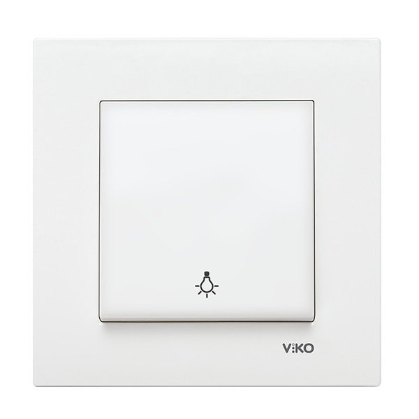 VİKO Novella/Trenda 92605703 Light Anahtarı Düğmesi [Beyaz]