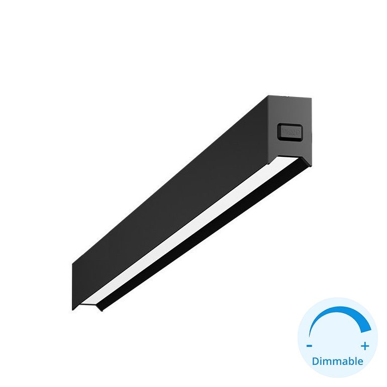 GOYA GY 8035-120 Siyah/Beyaz Kasa 52 Watt 120 cm Sıva Üstü DİMLİ Lineer Armatür