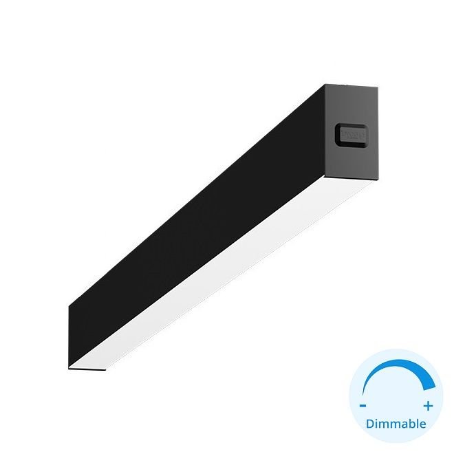 GOYA GY 8032-15 Siyah/Beyaz Kasa 65 Watt 150 cm Sıva Üstü DİMLİ Lineer Armatür