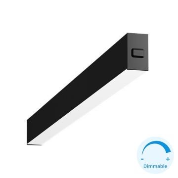 GOYA GY 8032-15 Siyah/Beyaz Kasa 65 Watt 150 cm Sıva Üstü DİMLİ Lineer Armatür