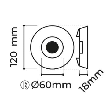 MOLLED MOL572 Dekoratif LED Kristal Spot