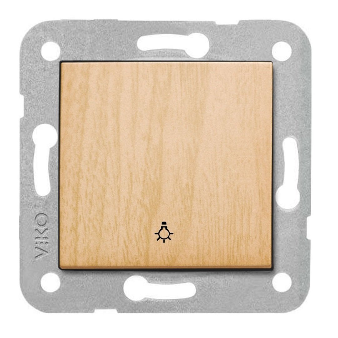 VİKO Novella/Trenda 92615203 Light Anahtarı Düğmesi [Kayın]