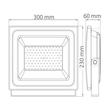 ACK AT61-09102 100 Watt LED Projektör - Gün Işığı (3000K)