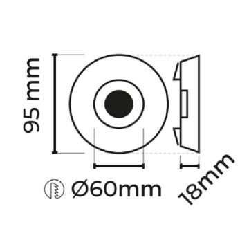 MOLLED MOL576 Dekoratif LED Kristal Spot