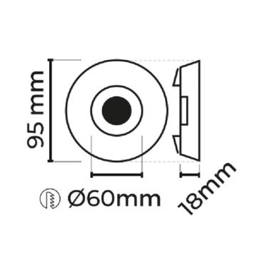 MOLLED MOL577 Dekoratif LED Kristal Spot