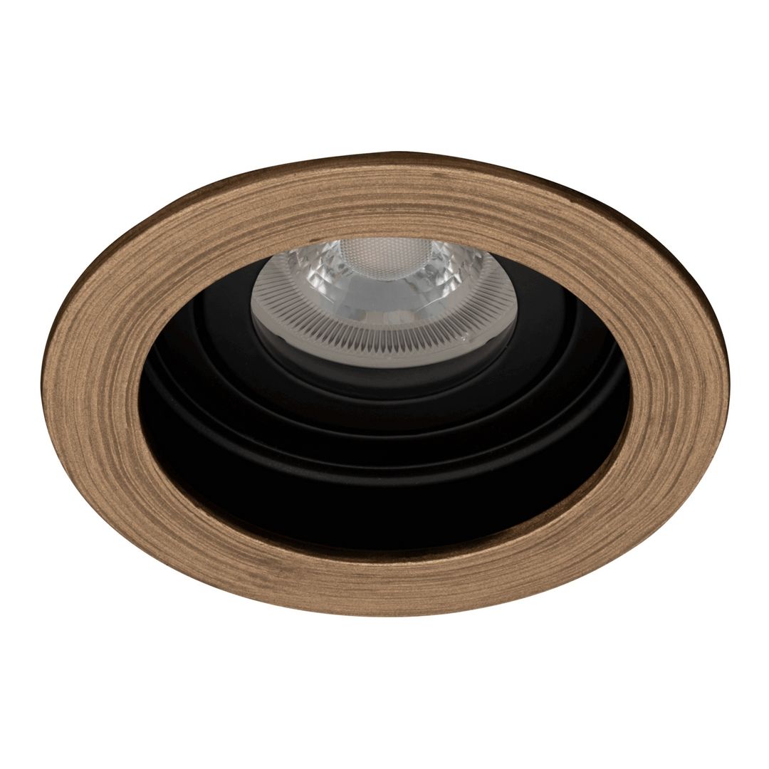 goldX ZE780-BRE Bronz Eskitme Sıva Altı Yuvarlak Spot Kasası