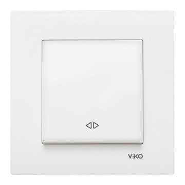 VİKO Novella/Trenda 92605731 Permütatör (Ara Vavien) Düğmesi [Beyaz]