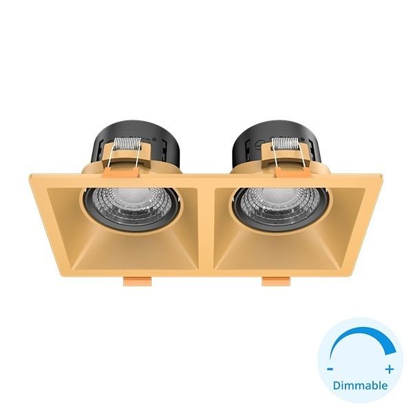 GOYA GY 1737-8 2x8 Watt Gold-Siyah Sıva Altı DİMLİ LED Spot