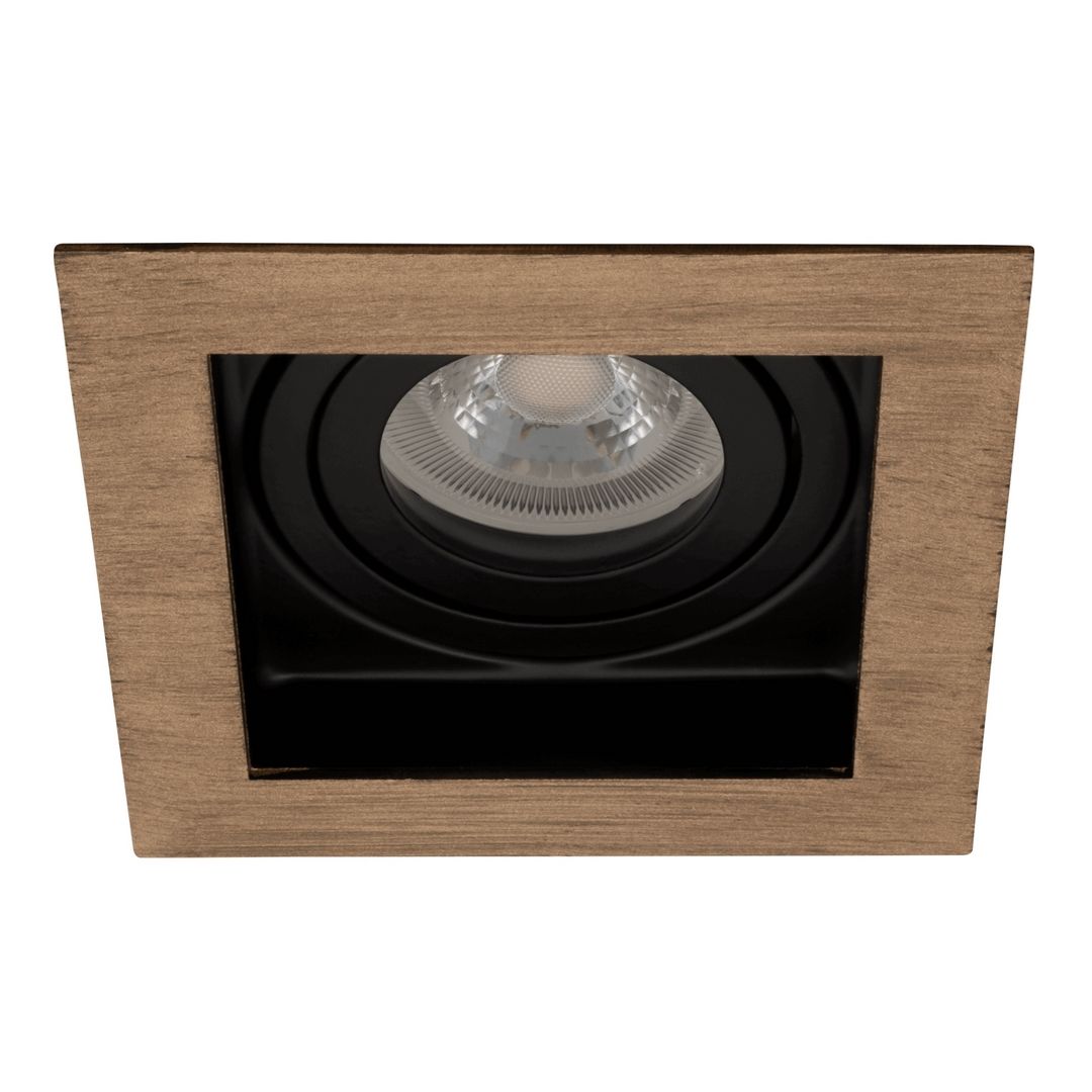 goldX ZE781-BRE Bronz Eskitme Sıva Altı Kare Spot Kasası