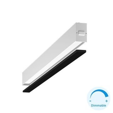 GOYA GY 8055-120 Beyaz Kasa 52 Watt 120 cm Kamaşma Önleyicili Sıva Üstü DİMLİ Lineer Armatür