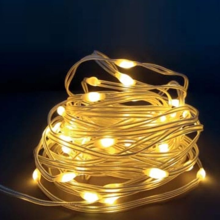 HOROZ 080-002-0010-Amber FAIRY-10 10 Metre 2 Watt/Metre Dış Mekan Amber LED Süsleme Işığı